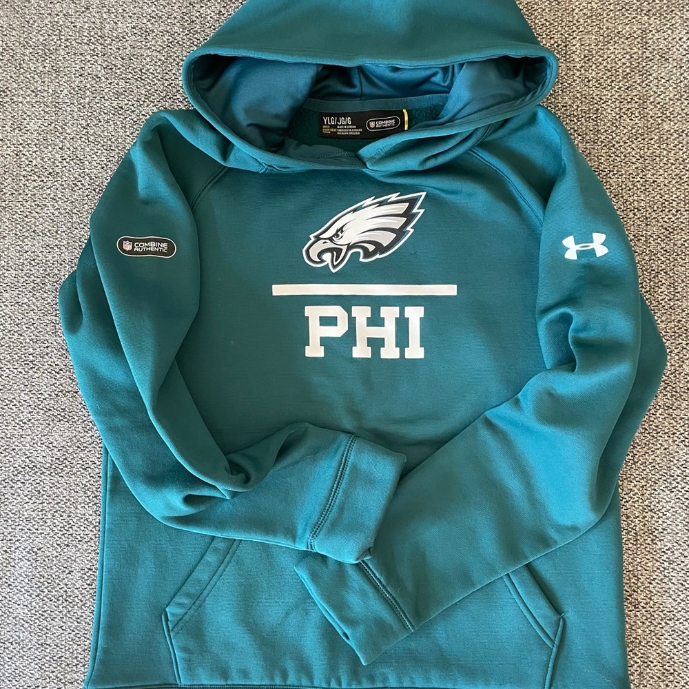 Under Armour Philadelphia Eagles Sweatshirt - Youth Large
